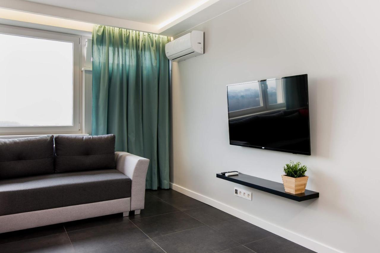 Apartment River Front, Great View From 14Th Floor, Next To Pge Narodowy Stadium, Torwar - By Warsawskyline Apartments Ngoại thất bức ảnh
